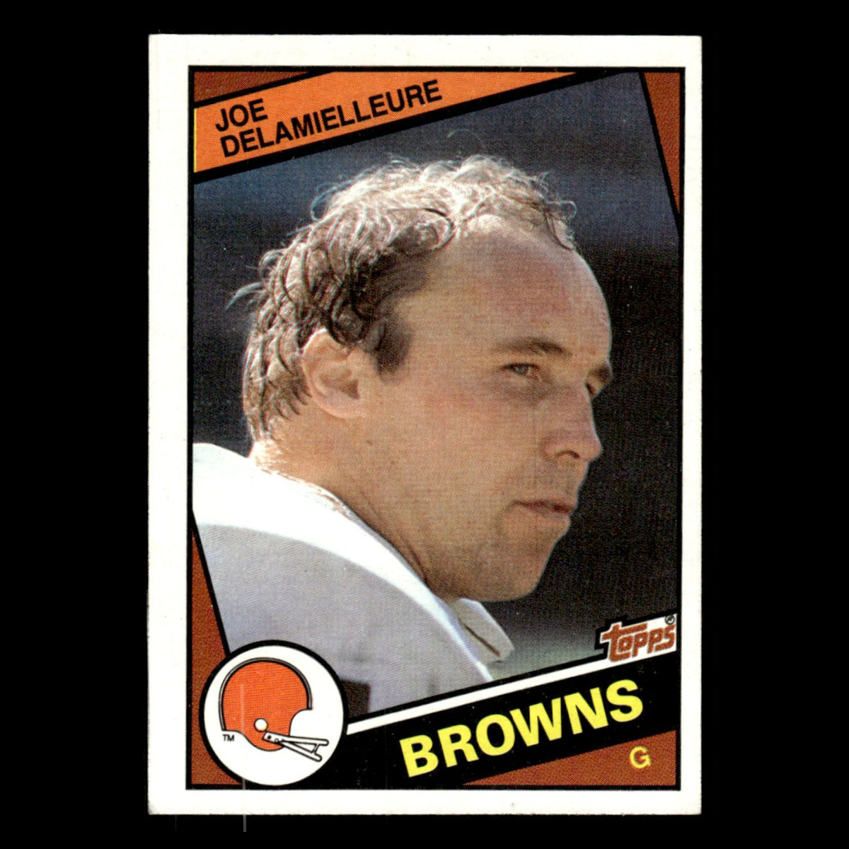 Joe DeLamielleure #51 1984 Topps Cleveland Browns Football Card NFL EX