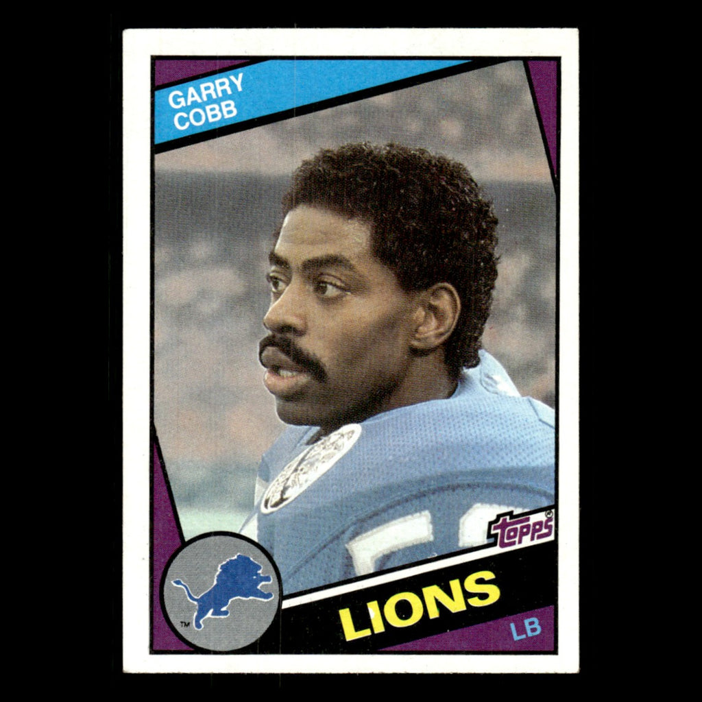 Garry Cobb #252 1984 Topps Detroit Lions Football Card NFL EX
