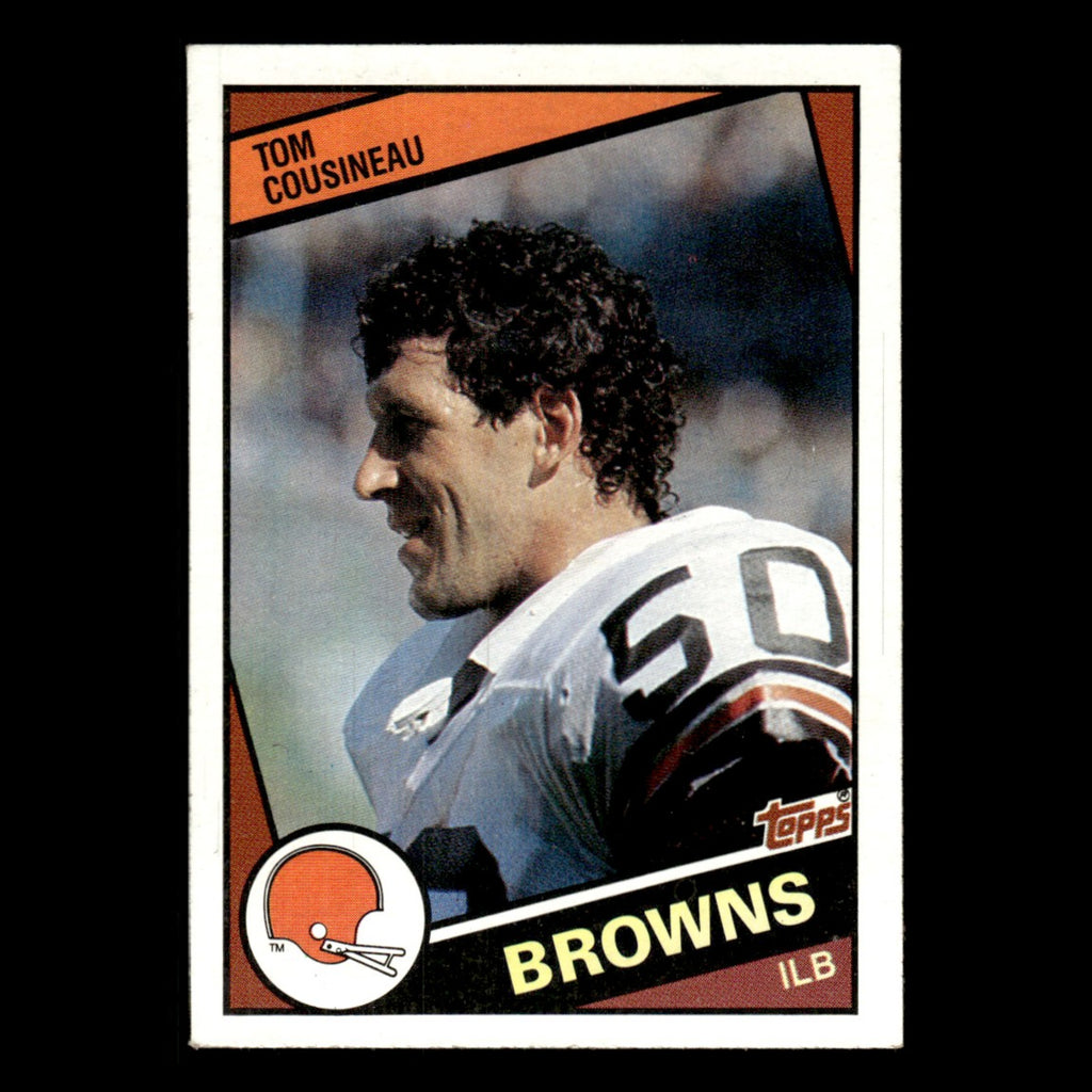 Tom Cousineau #50 1984 Topps Cleveland Browns Football Card NFL EX