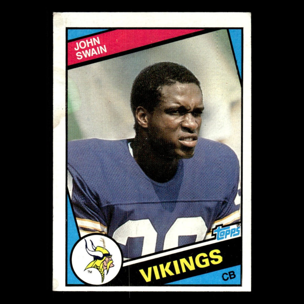 John Swain #297 1984 Topps Minnesota Vikings Football Card NFL EX
