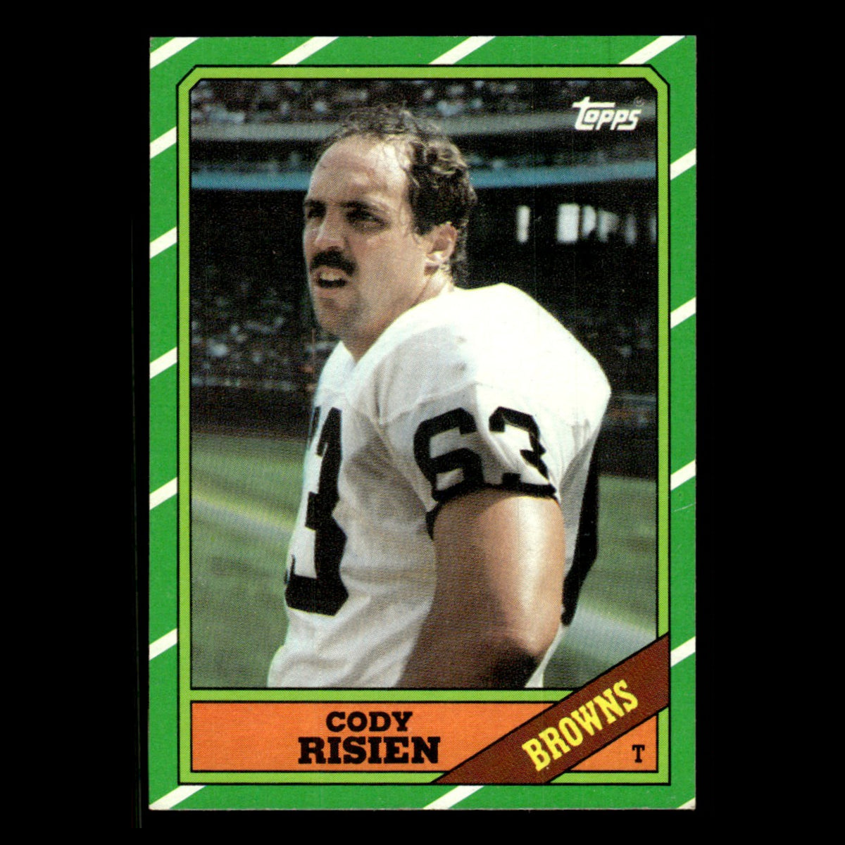 Cody Risien #193 1986 Topps Cleveland Browns Football Card NFL EX
