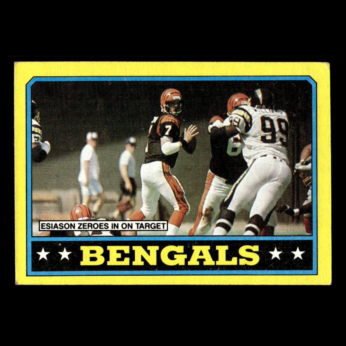 Boomer Esiason #254 1986 Topps Cincinnati Bengals Football Card NFL EX