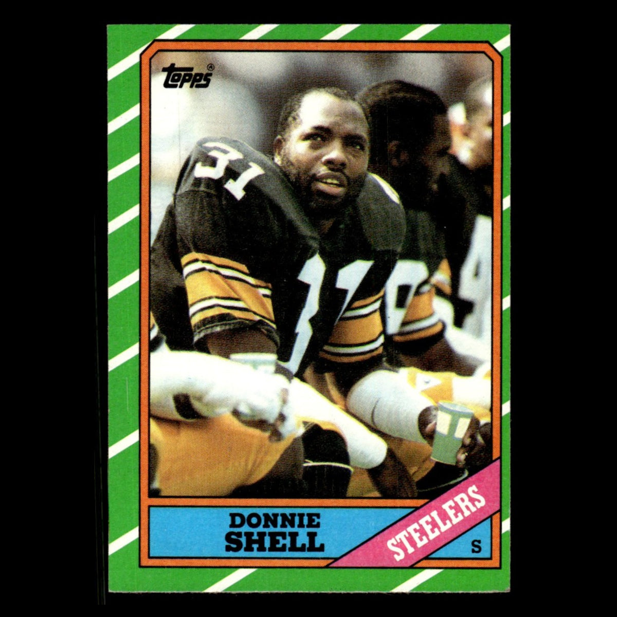 Donnie Shell #291 1986 Topps Pittsburgh Steelers Football Card NFL EX