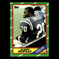 Albert Bentley #317 1986 Topps Indianapolis Colts Football Card NFL EX