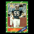 Jim Haslett #392 1986 Topps Buffalo Bills Football Card NFL EX