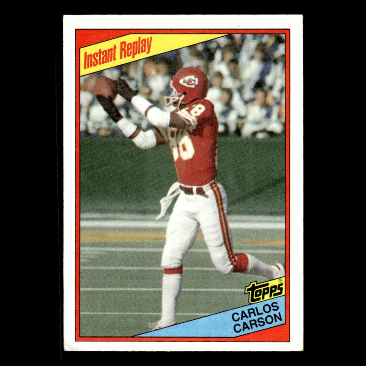Carlos Carson #88 1984 Topps Kansas City Chiefs Football Card NFL EX