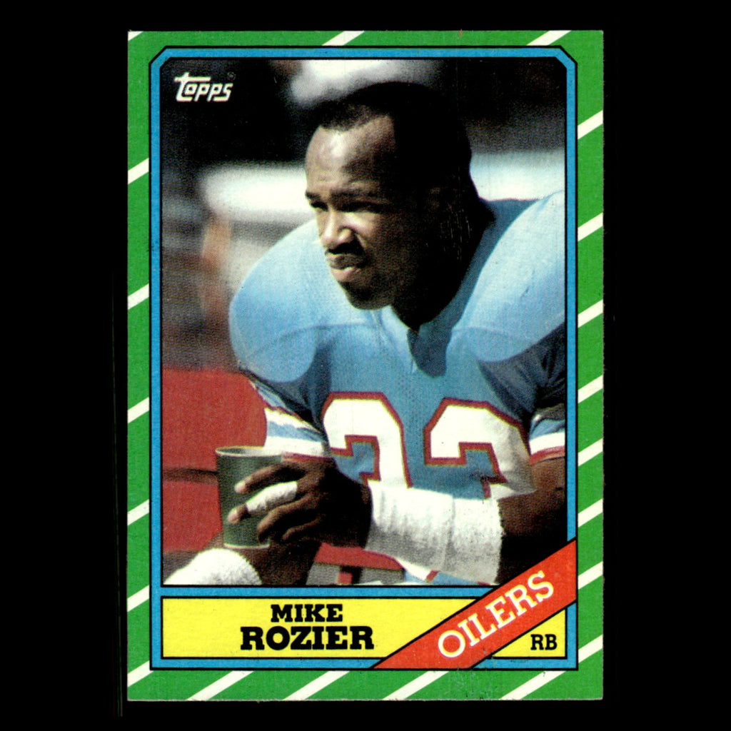 Mike Rozier #351 1986 Topps Houston Oilers Football Card NFL EX