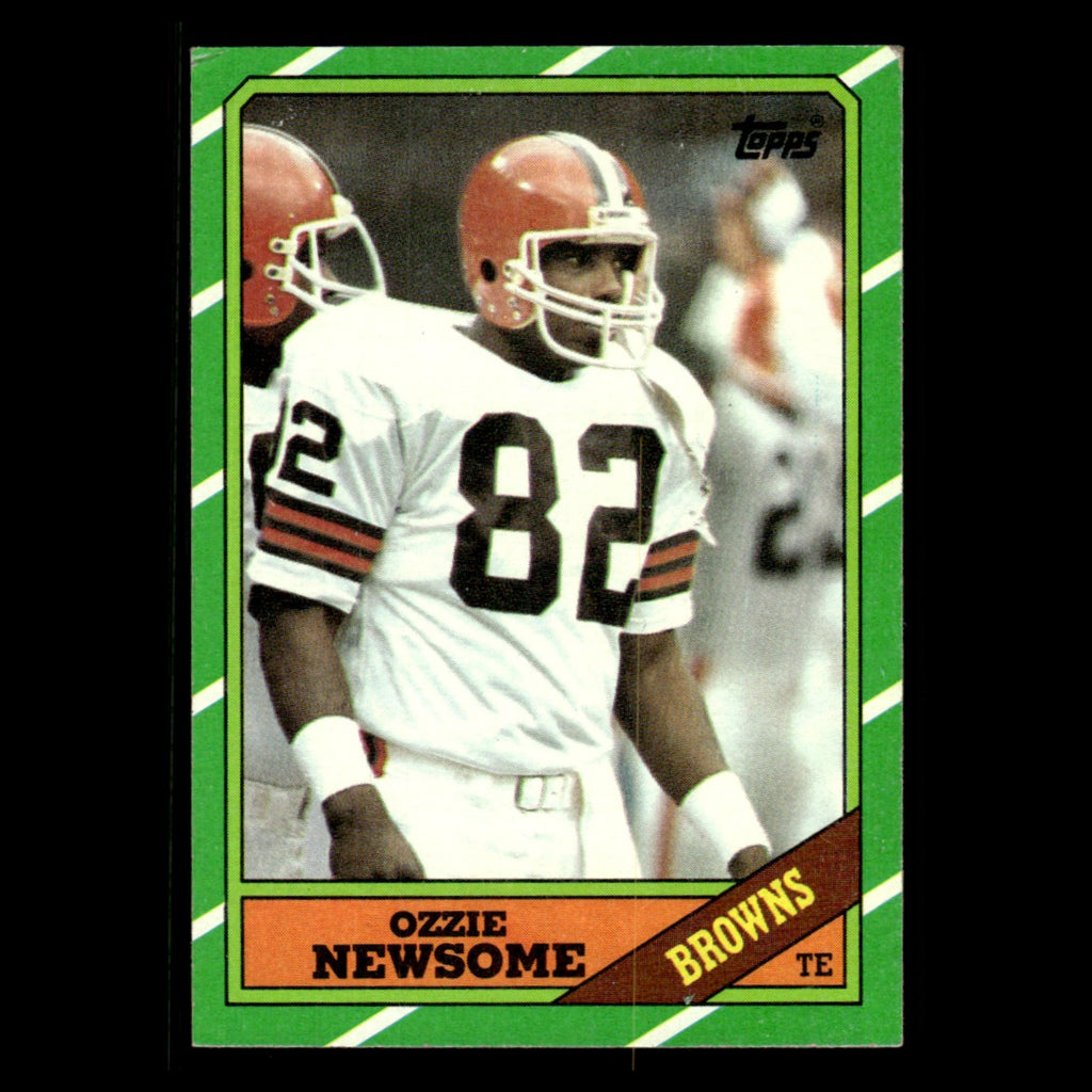 Ozzie Newsome #191 1986 Topps Cleveland Browns Football Card NFL EX