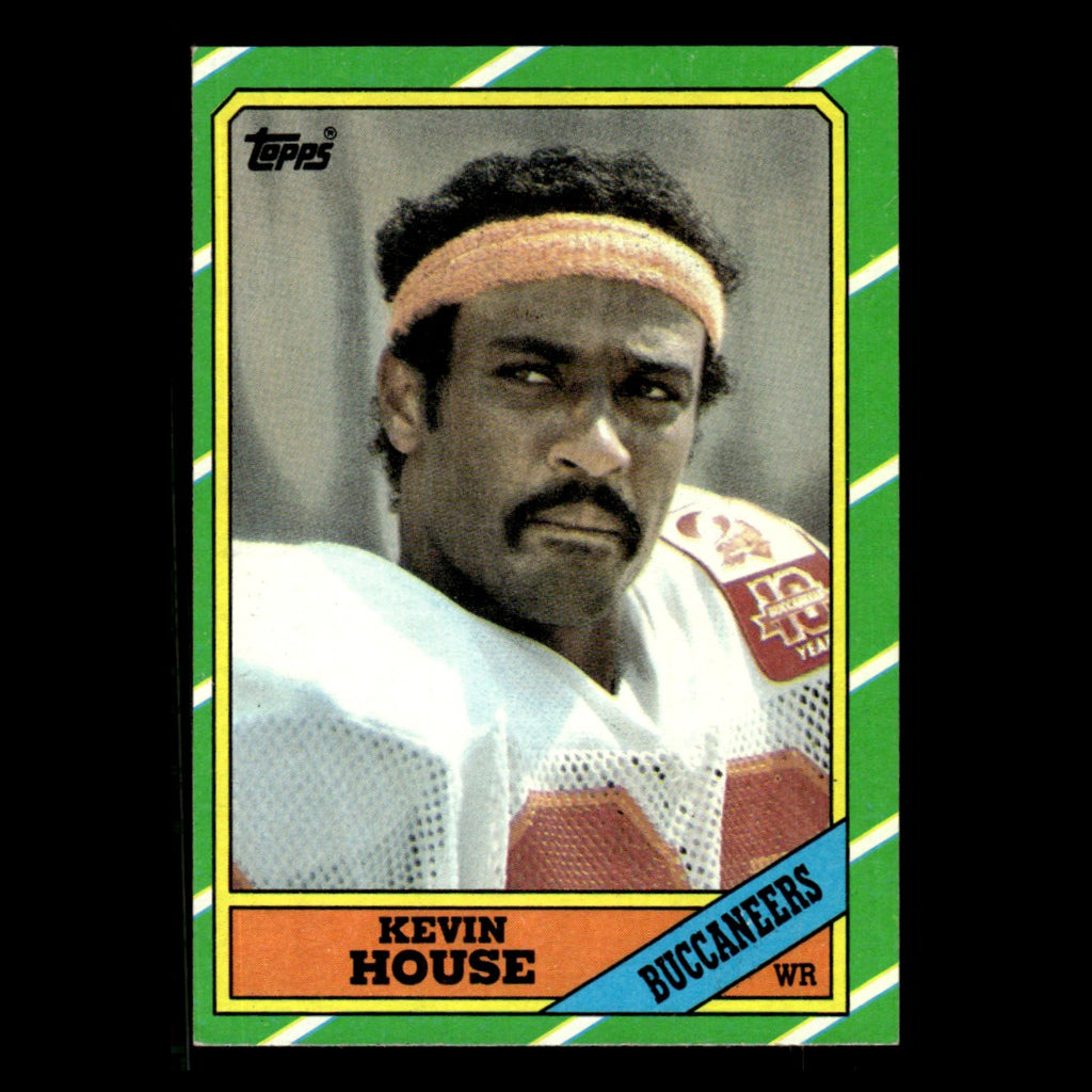 Kevin House #376 1986 Topps Tampa Bay Buccaneers Football Card NFL EX