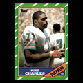 Mike Charles #56 1986 Topps Miami Dolphins Football Card NFL EX