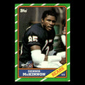 Dennis McKinnon #14 1986 Topps Chicago Bears Football Card NFL EX