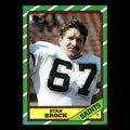 Stan Brock #343 1986 Topps New Orleans Saints Football Card NFL EX