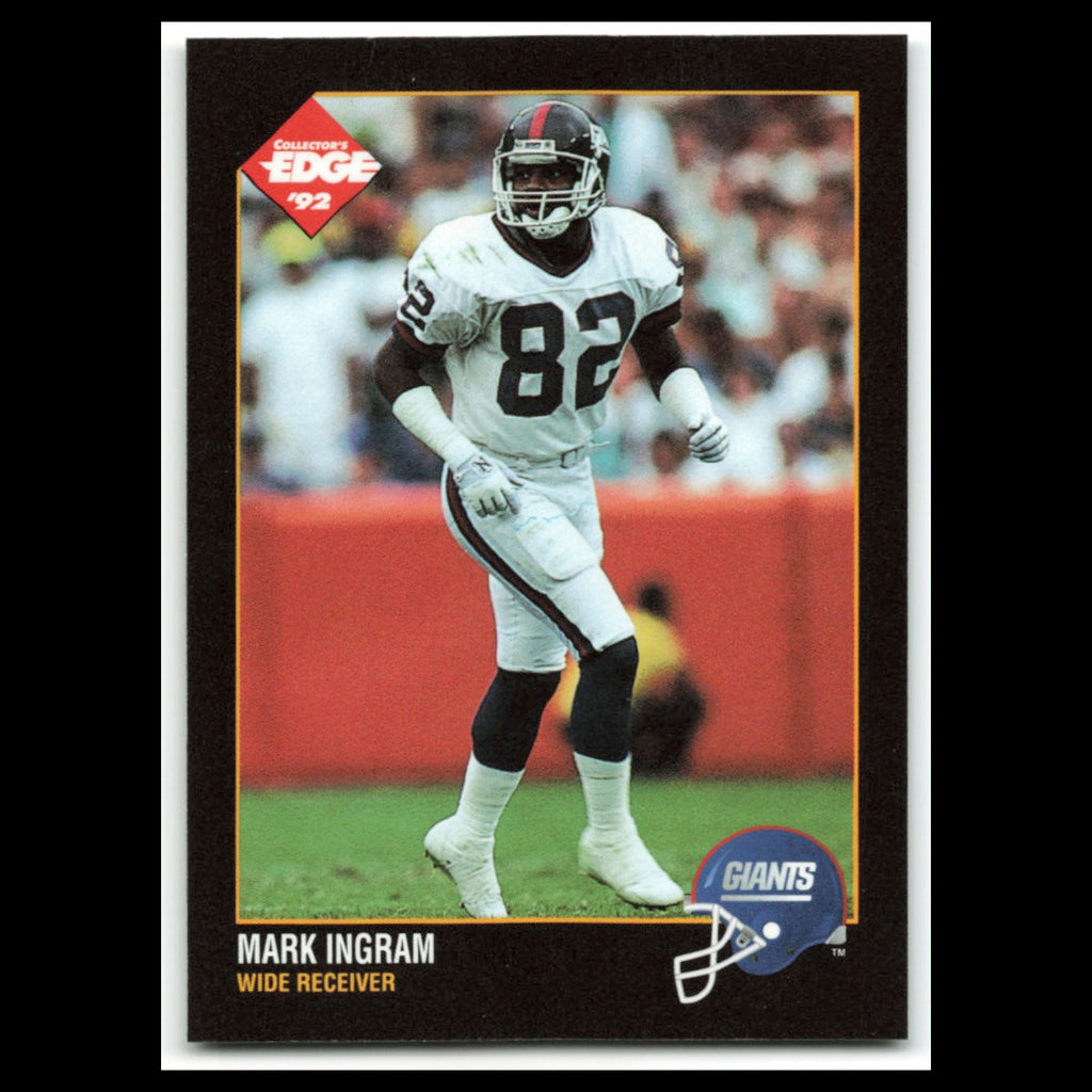 Mark Ingram #118 1992 Collectors Edge New York Giants Football Card NFL NM