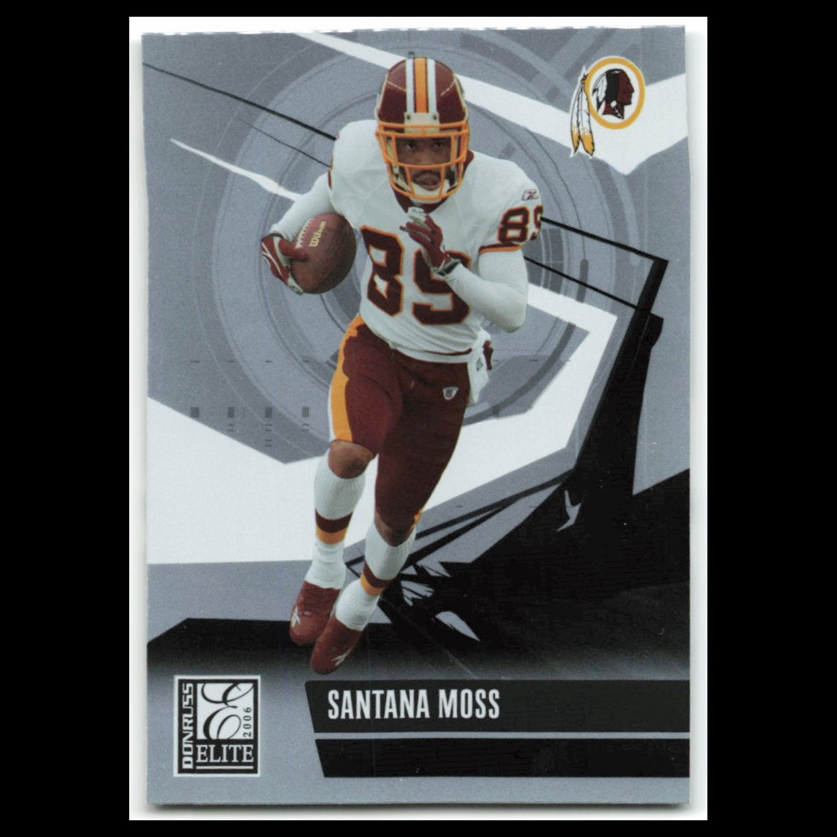 Santana Moss #100 2006 Donruss Elite Washington Redskins Football Card NFL NM