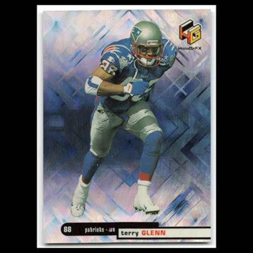 Terry Glenn #34 1999 HoloGrFX New England Patriots Football Card NFL NM
