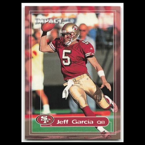 Jeff Garcia #163 2000 Skybox Impact San Francisco 49ers Football Card NFL NM