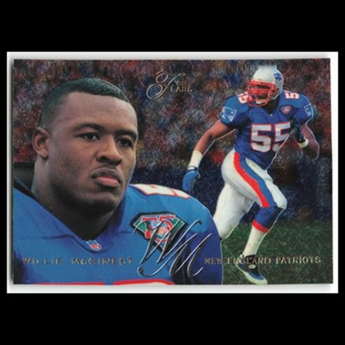 Willie McGinest #125 1995 Flair New England Patriots Football Card NFL NM