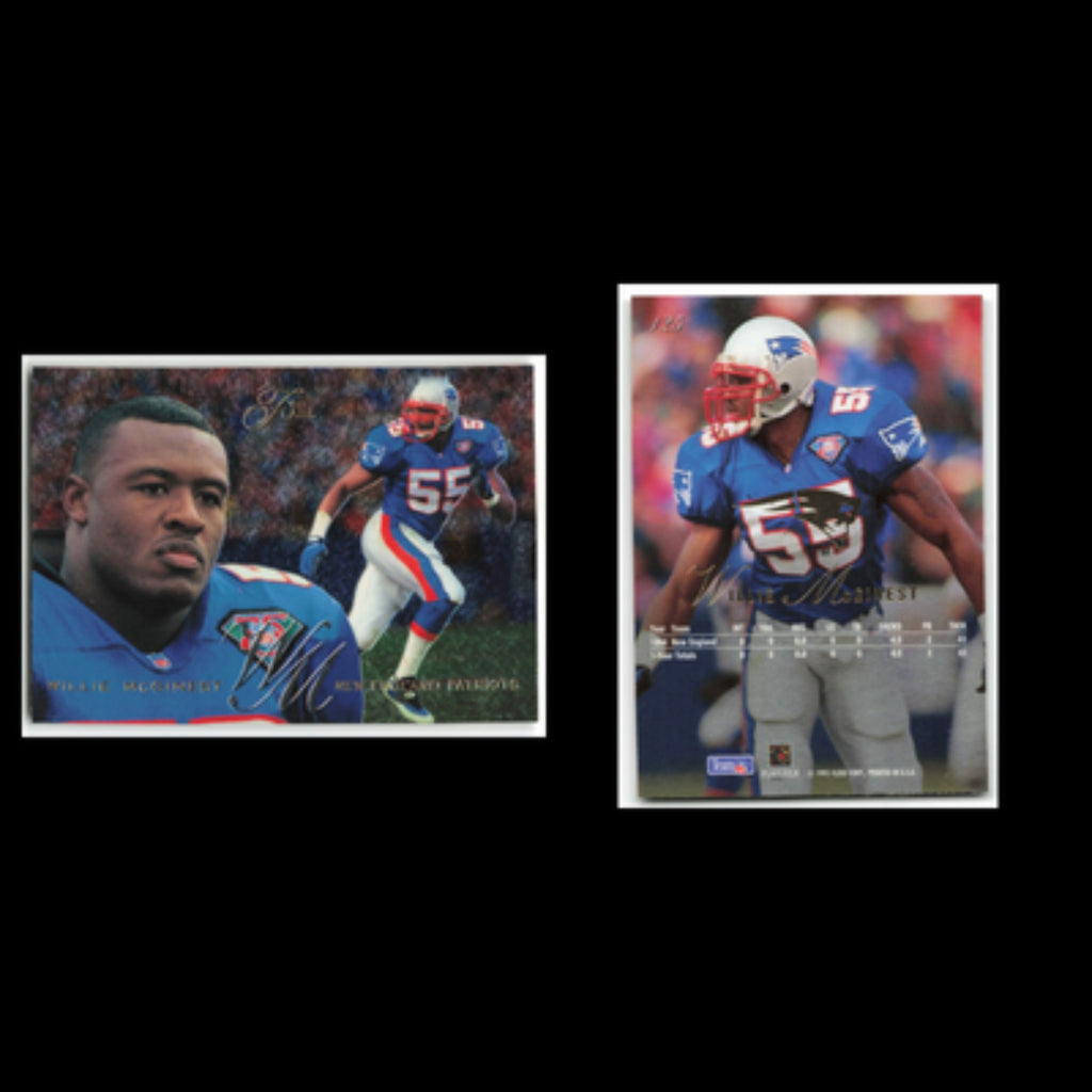 Willie McGinest #125 1995 Flair New England Patriots Football Card NFL NM