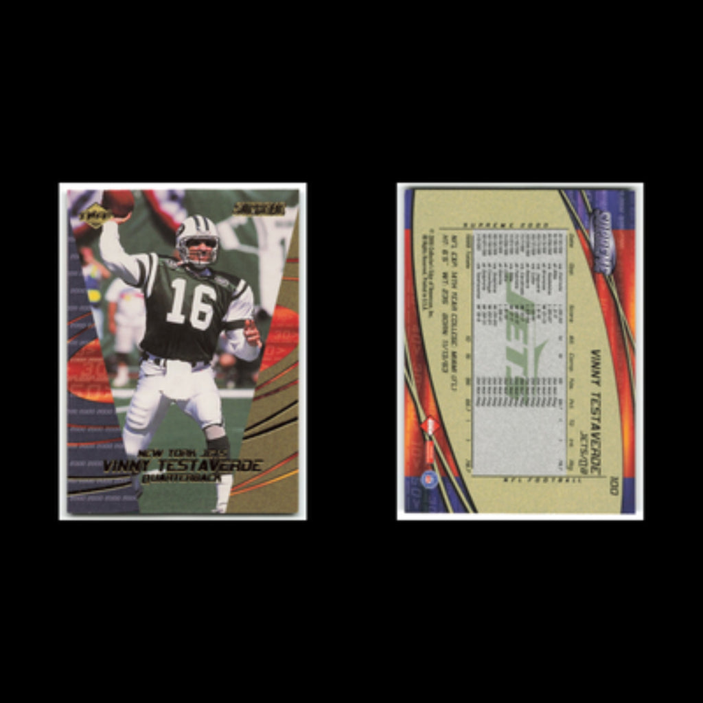 Vinny Testaverde #100 2000 Collectors Edge Supreme New York Jets Football Card