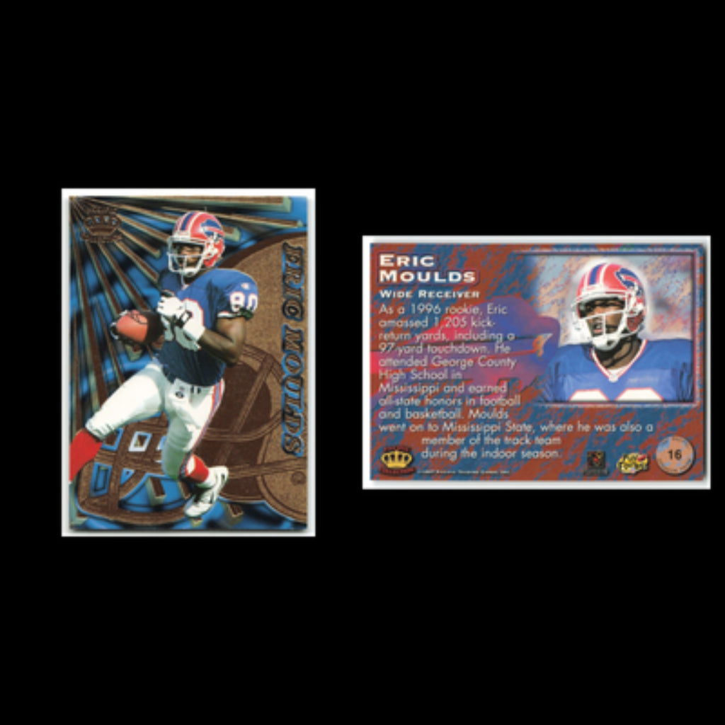 Eric Moulds #16 1997 Pacific Dynagon Prism Buffalo Bills Football Card NFL NM