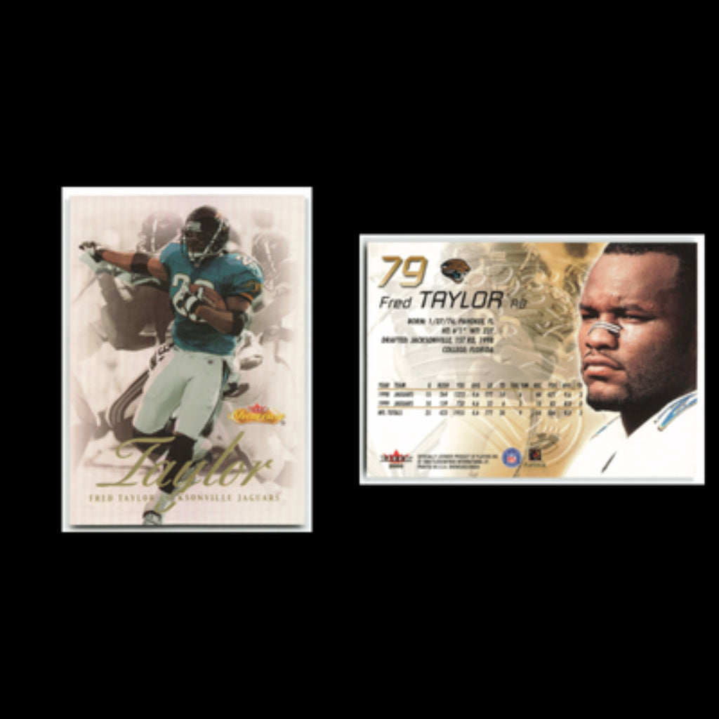 Fred Taylor #79 2000 Fleer Showcase Jacksonville Jaguars Football Card NFL NM