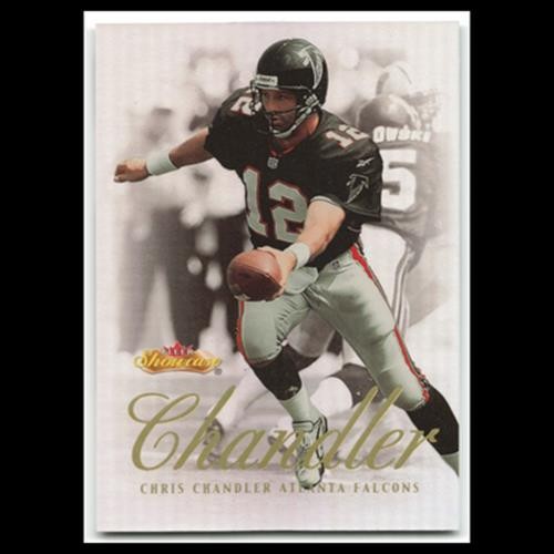 Chris Chandler #69 2000 Fleer Showcase Atlanta Falcons Football Card NFL NM