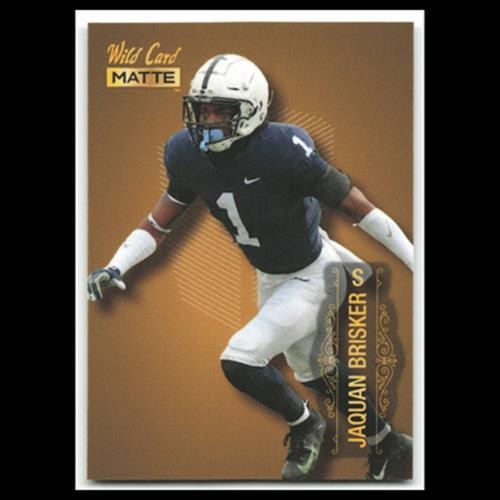 Jaquan Brisker #MB-57 2022 Wild Card Matte Penn State Nittany Lions Football NFL