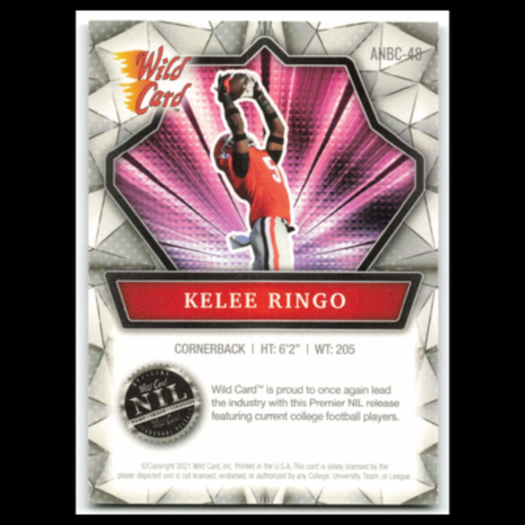 Kelle Ringo #ANBC 48 2021 Wild Card Alumination Football Card NFL NM