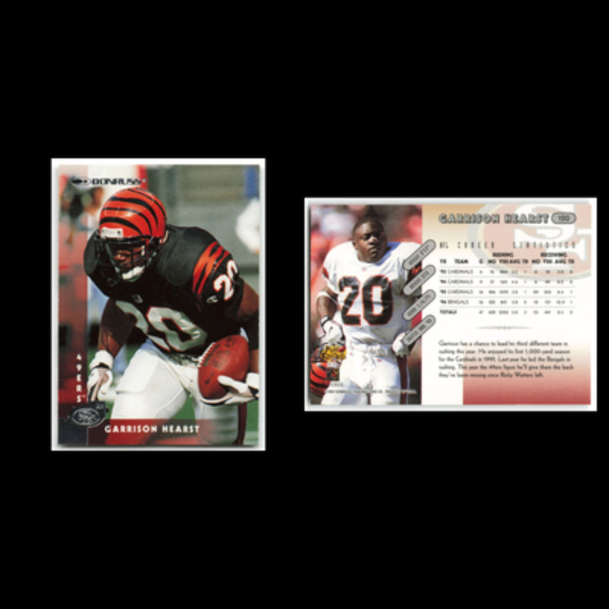 Garrison Hearst #120 1997 Donruss San Francisco 49ers Football Card NFL NM