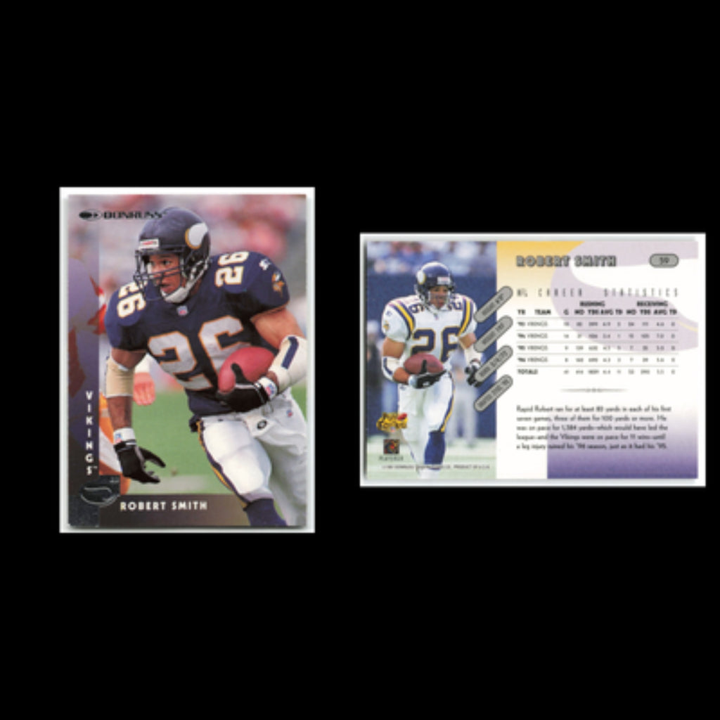 Robert Smith #59 1997 Donruss Minnesota Vikings Football Card NFL NM