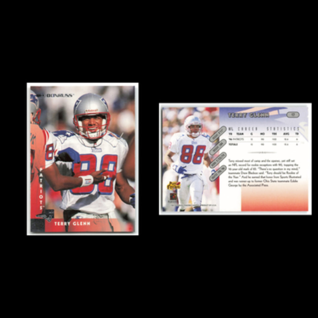 Terry Glenn #17 1997 Donruss New England Patriots Football Card NFL NM