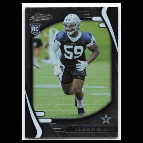 Chauncey Golston Rookie #192 2021 Panini Absolute Dallas Cowboys Football Card