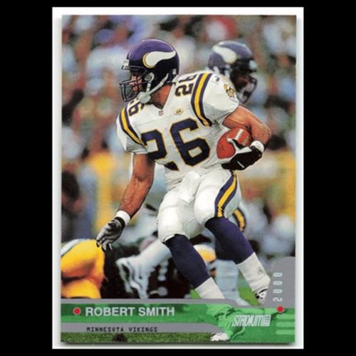 Robert Smith #99 2000 Topps Stadium Club Minnesota Vikings Football Card NFL NM