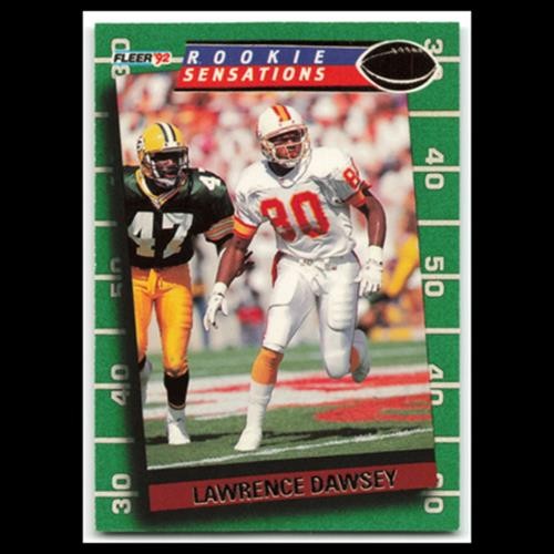 Lawrence Dawsey #19 1992 Fleer Rookie Sensations Tampa Bay Buccaneers Football