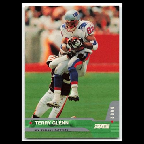 Terry Glenn #87 2000 Topps Stadium Club New England Patriots Football Card NFL