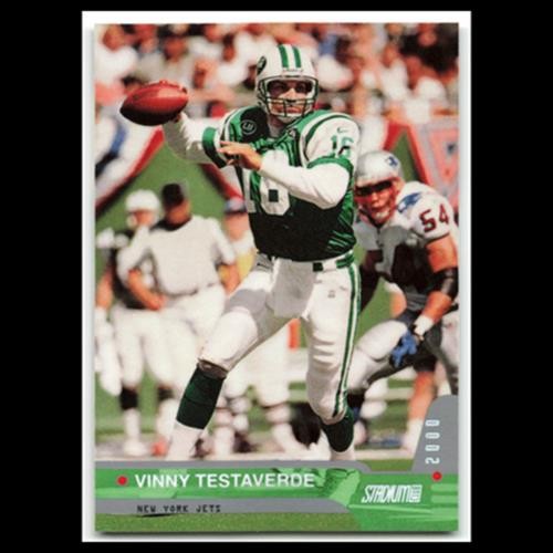 Vinny Testaverde #63 2000 Topps Stadium Club New York Jets Football Card NFL NM