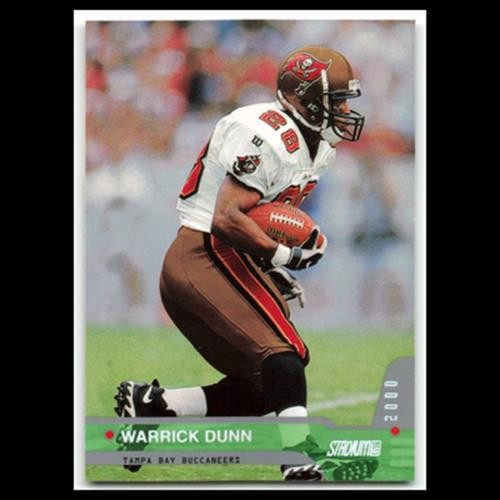 Warrick Dunn #92 2000 Topps Stadium Club Tampa Bay Buccaneers Football Card NFL