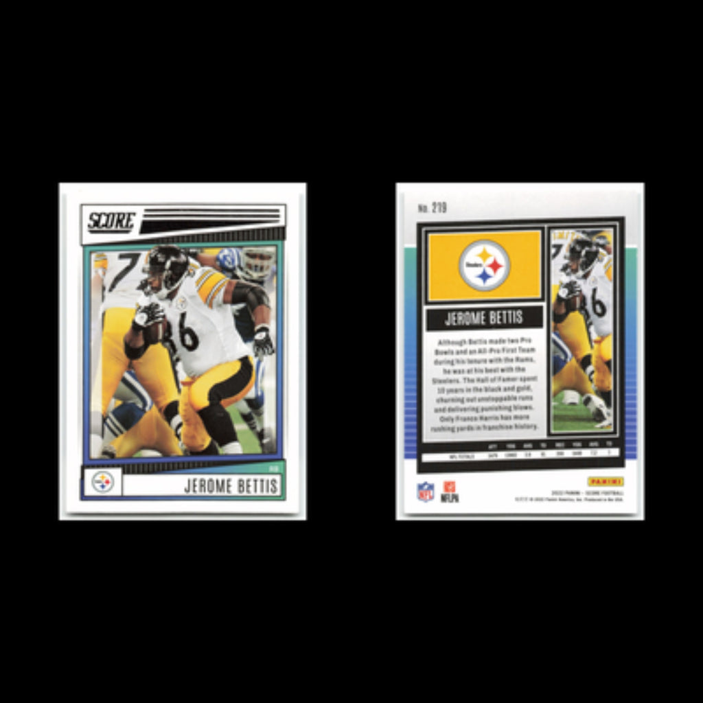 Jerome Bettis #219 2022 Score Pittsburgh Steelers Football Card NFL NM