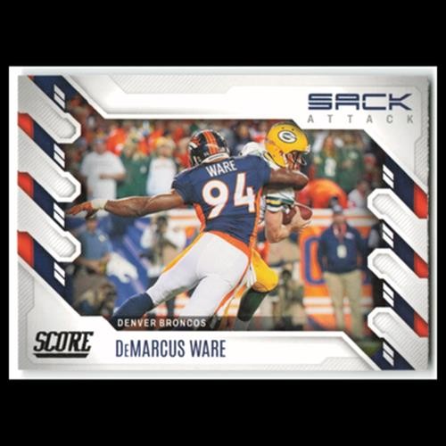 DeMarcus Ware #SA-DW 2022 Score Denver Broncos Football Card NFL NM