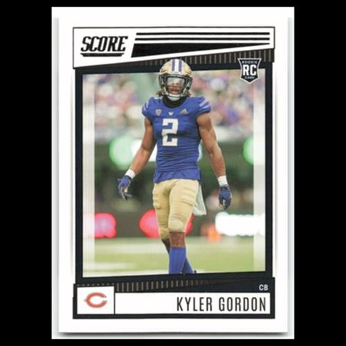 Kyler Gordon Rookie #349 2022 Score Chicago Bears Football Card NFL NM
