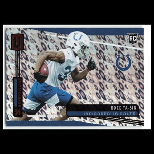 Rock Ya-Sin Rookie #233 2019 Panini Unparalleled Indianapolis Colts Football NFL