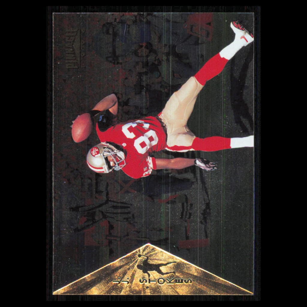 J.J. Stokes #66 1996 Pinnacle San Francisco 49ers Football Card NFL NM