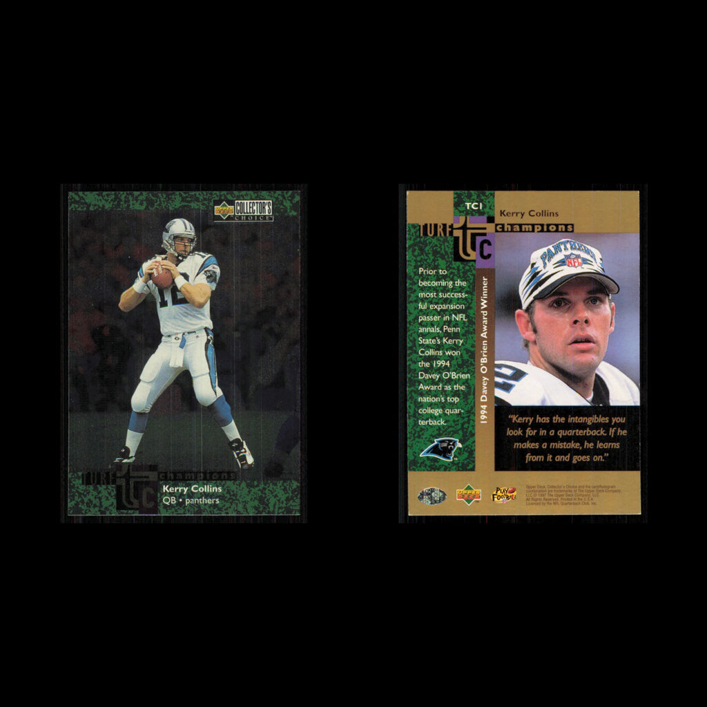 Kerry Collins #CA6 1997 Collectors Choice Carolina Panthers Football Card NFL NM