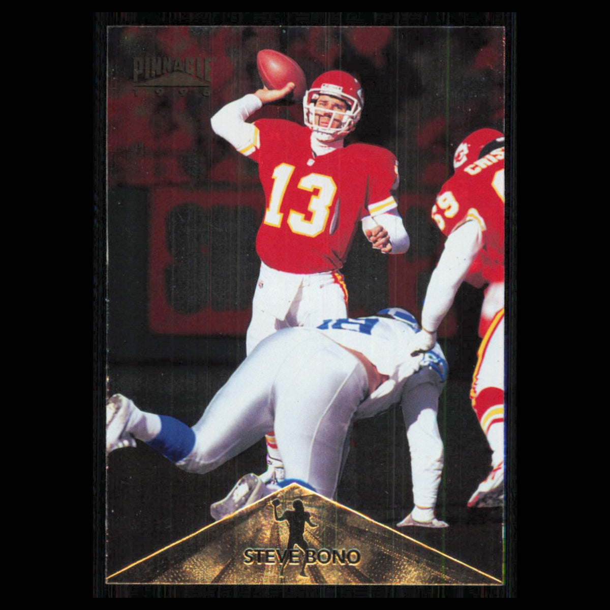 Steve Bono #56 1996 Pinnacle Kansas City Chiefs Football Card NFL NM