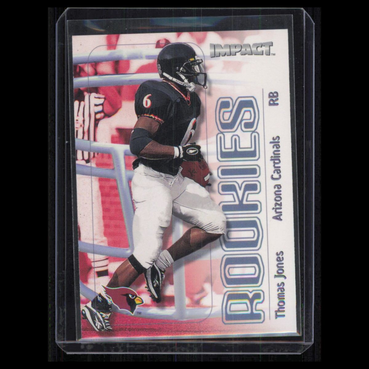 Thomas Jones Rookie #164 2000 Skybox Impact Arizona Cardinals Football Card NFL