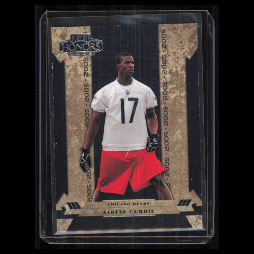 Airese Currie Rookie /699 #127 2005 Playoff Honors Chicago Bears Football Card
