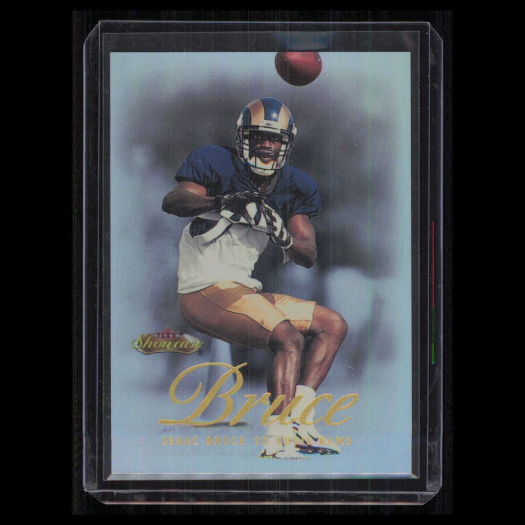 Isaac Bruce #8 2000 Fleer Showcase St. Louis Rams Football Card NFL NM