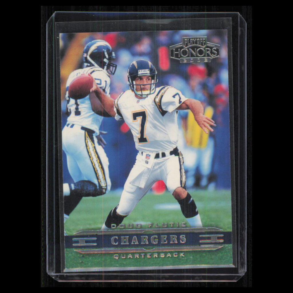 Doug Flutie #78 2002 Playoff Honors San Diego Chargers Football Card NFL NM