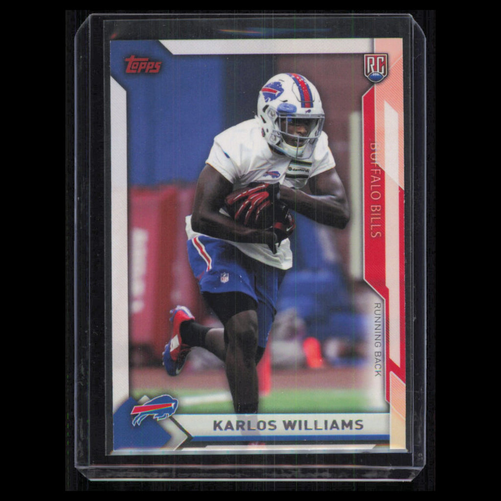 Karlos Williams Rookie #33 2015 Topps Buffalo Bills Football Card NFL NM