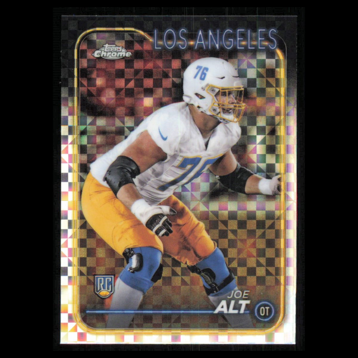 Joe Alt Rookie #237 2024 Topps Chrome Los Angeles Chargers Football Card NFL NM